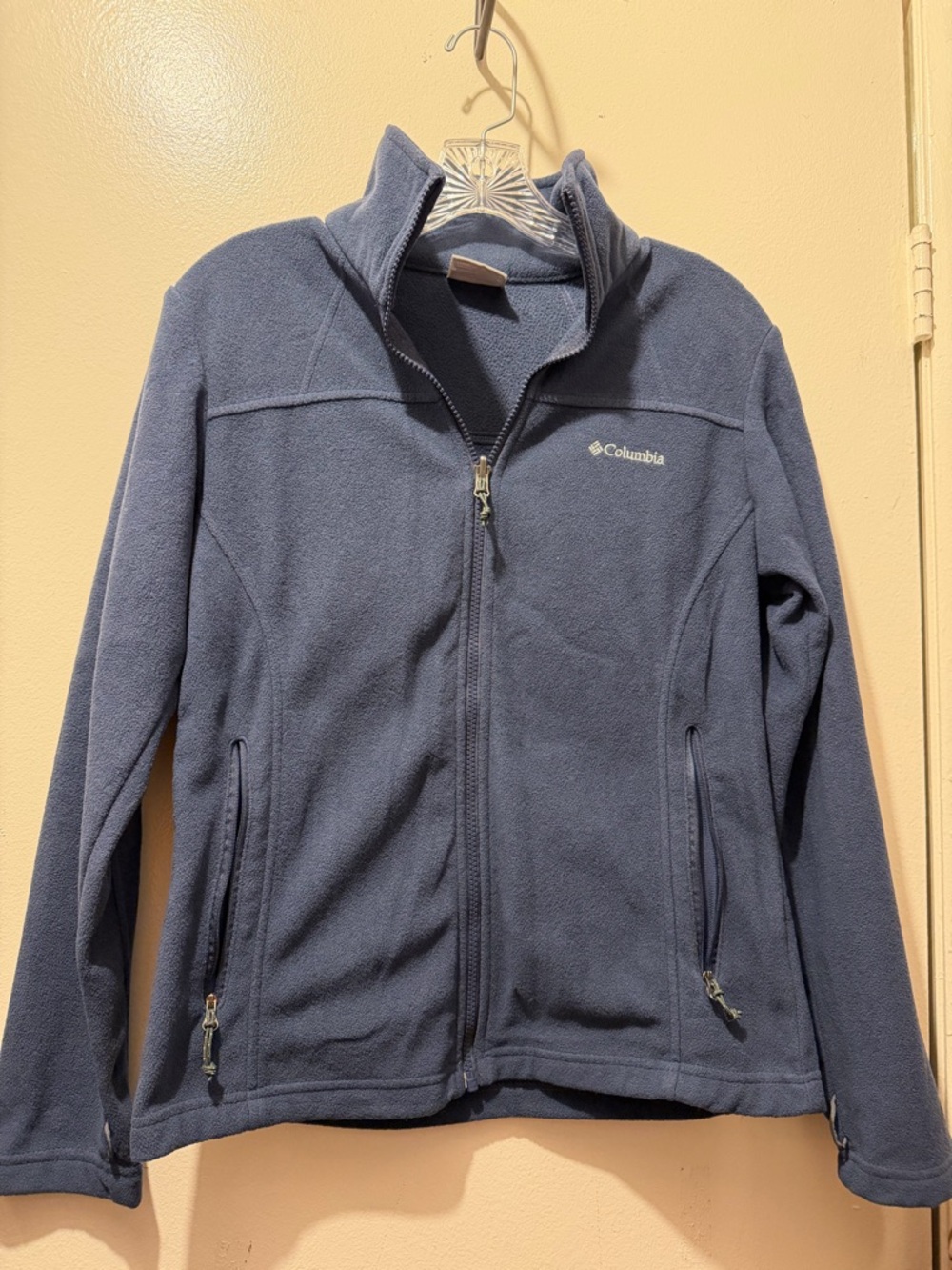 Columbia Women’s Navy Blue Full-Zip Fleece Jacket